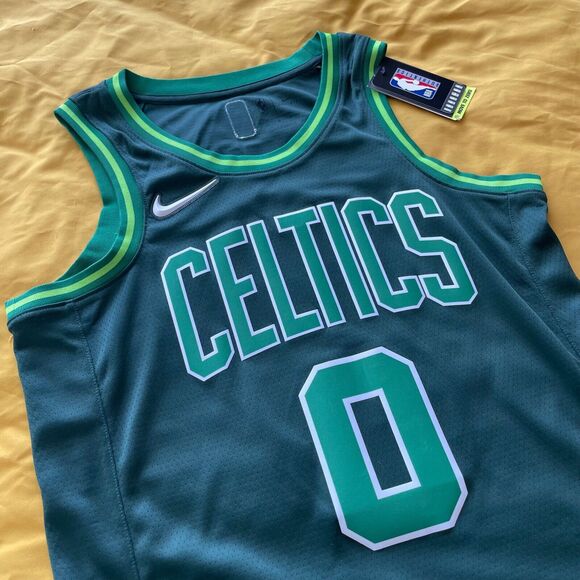 RARE Nike Swingman Jersey Earned Edition Jayson Tatum Boston Celtics Jason City - Picture 5 of 7